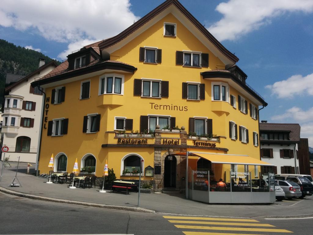 Hotel Terminus Samedan Esterno foto